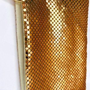 ✨ Paco Rabanne Gold Mesh Clutch – Lady Million Perfume Edition NWT